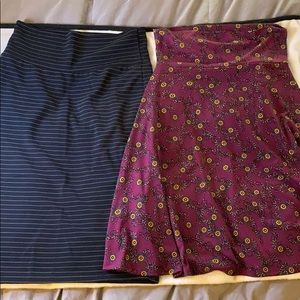 LulaRoe skirts both for $20 or best offer